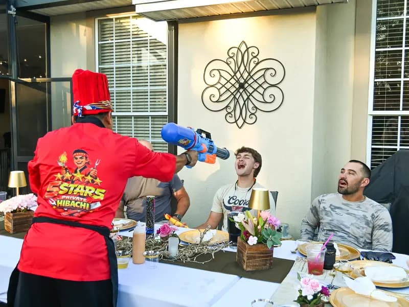 Sake water gun experience